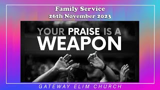 Family Service - 26th November 2023