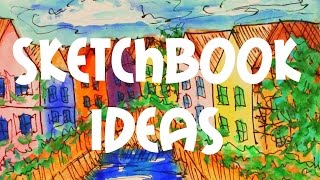 Sketchbook ideas | Идеи для скетчбука /  Landscape painting