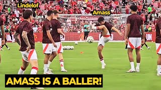 Lindelof’s shocking reaction to Harry Amass’s who showing crazy juggling skills | Man Utd News