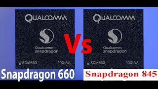 QUALCOMM SNAPDRAGON 660 VS 845 SPEED TEST COMPARISON// MAIN HIGHLIGHTS