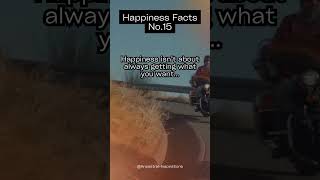 Happiness Facts No.15 #Happiness #contentment