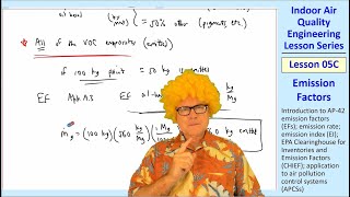 IAQ Engineering Lesson 05C: Emission Factors