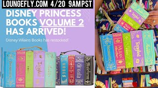 Disney Princess Books Bag Release/Restocked Villains Books Bag/ Loungefly