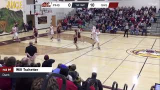 #2 - Stewartville's Will Tschetter off the backboard jam (Hudl)