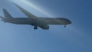 Afternoon arrivals at DFW international airport