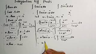 Integration by parts by Shahzad Ahmed. #calculus #integration #2ndyearmath #importantquestions