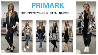 Primark Statement Blazers ~ Different ways to Style Blazers~ size 12