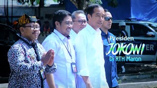 PRESIDEN JOKOWI HADIR DI RTH MARON GENTENG DI ACARA MATUR NUWUN PAK JOKOWI PAGUYUBAN TORA DAN PS