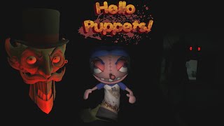 Literally Terrifying! - First Time VR Horror: Hello Puppets Part 1