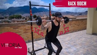 Soporte Rack 180cm Para Pesas / Gym en Casa Gimnasio