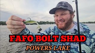 FAFO FISHING Lures Powers Lake (BOLT SHAD)