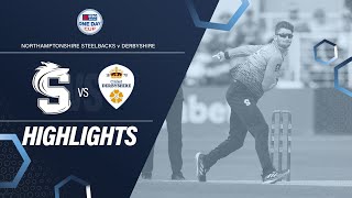 Derbyshire Win Tense Encounter | Steelbacks v Derbyshire | Metro Bank One Day Cup Highlights