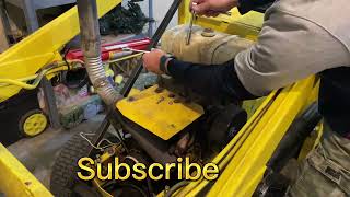 Cub Cadet 129 re-power, part 2.    Disaster strikes!!