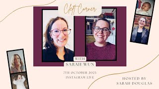 Cleft Corner Instagram Live with Sarah Wun | Sarah Douglas (8/10/23)