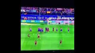 Neymar amazing Goal HD Atl. Madrid 1 - 2 Barcelona