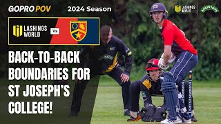 Back to Back Boundaries Give St Joseph's Some Momentum! - Lashings vs St Joseph's College 2024