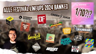 ALLE 90 bisher bekannten Festival LineUps bewerten! | LineUPdate Januar 2024