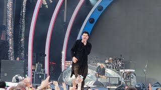 The Script Live at Anfield Stadium Supporting Pink #thescript #pink