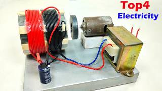 Simple Diy Top 4 Awesome Free Electricity Generator 44000KW 220V Free Energy At Home