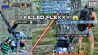 I KILLED FLEXXY 😱 | 40 FPS FASTER PLAYER | 5 FINGER + GYROSCOPE | SOLO VS SQUAD | BGMI | PUBG MOBILE