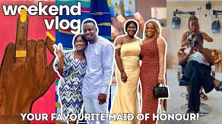 Weddings In Ghana 😍 | Trying Out Wigs, Dress Fittings + Maid of Honour Duties! | LIVING IN GHANA