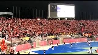 احتفال جنوني من جمهور الاهلي باهداف عبدالقادر وحمدي فتحي