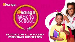 60% off all school essentials on Konga!!!