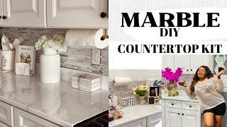 How To Install Marble Epoxy Countertop for under $200#diycrafts#interiordesign#diycraft#cleaning