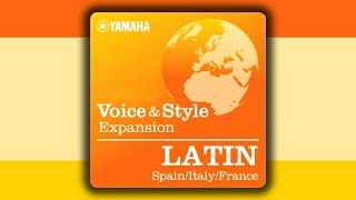 Yamaha PSR S775 - Expansion Pack - Latin