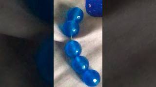 Dyed blue quartz faceted round gemstones#shorts #short#viral#video#viralvideo#shortvideo#subscribe