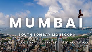 South Bombay in Monsoons 😍😍 | South Mumbai city 4K II Mumbai Music Video || Vlog 143