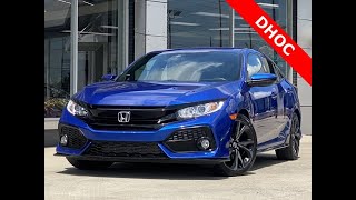 2019 Honda Civic Hatchback Sport 1.5T For Sale Walk-Around Quick Tour at Carmel Motors Indy