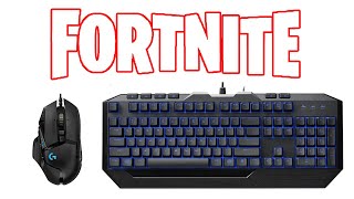 Playing Fortnite With My Keyboard And Mouse Swapped