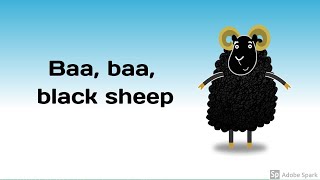 Nursery Rhyme | Baa Baa Black Sheep