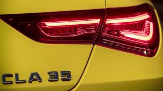 Mercedes-AMG CLA35 teaser promises a more powerful swoopy-coupe sedan