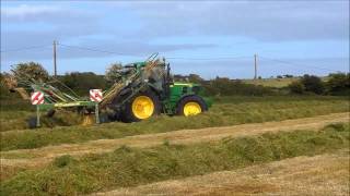 Silage 2015 - John Deere 6830 Premium Raking [HD]