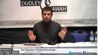 Mix of Learning Formats   Etiquette of Seeking Knowledge  by Ust Muhammad Tim Humble Apr'14