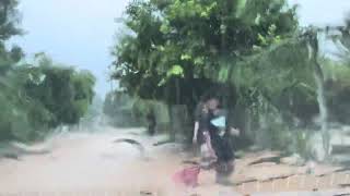 Terrible #Flood at last #Street #Nantaku #Chuuk, that damages our #Car on September 15, 2024