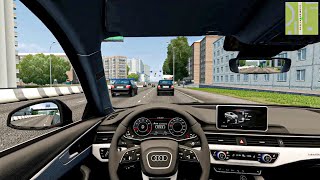 Audi A4 2.0 TFSI MK4 | City Car Driving | Logitech G29