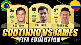 COUTINHO VS JAMES RODRIGUEZ | FIFA EVOLUTION FIFA 11 - FIFA 20