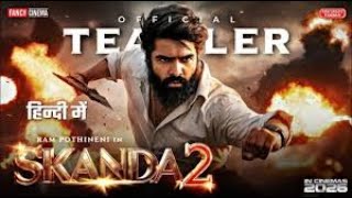 SKANDA PART 2 | RAM POTHINENI | SREELEELA |Official trailer in Hindi #mudassarstudio