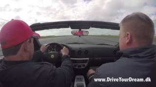 Ferrari 360 F1 Spider acceleration and sound on runway!