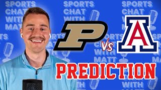 ARIZONA VS PURDUE BASKETBALL PREDICTION - THIS WILL BE INTENSE