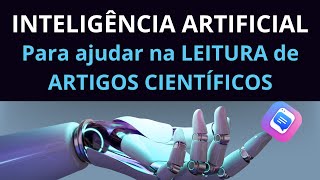 Inteligência Artificial (IA) para Leitura de Artigo Científico - Chat PDF com exemplo passo a passo