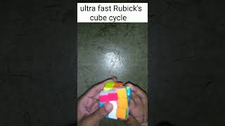 ultra fast Rubick's cycle #shorts #cubing