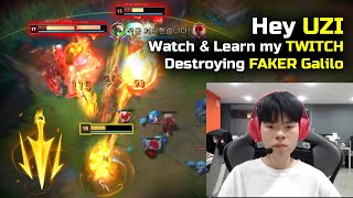 When DEFT Twitch meet FAKER Galilo at KR HighElo