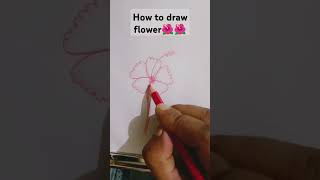 How to draw flower #drawing #art #shortvideo  #shortsviral