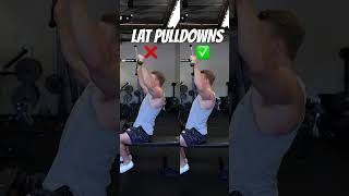 Are you doing your lat pulldowns wrong? #fitness