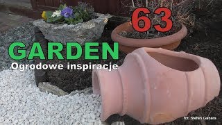 GARDEN 63 - Nowy klomb z amforą - Co pod winorośla? Ogrodowe inspiracje