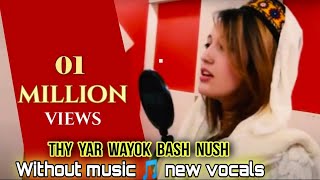 May yar wayok bas nush ( without music 🎵) | shina song by salman paran